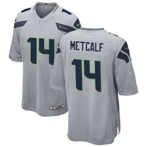 NWT men's Medium DK metcalf seattle Seahawks Jersey grey NFL football Nike